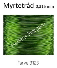 Myrtetråd 0,315 mm farve 3123 maj grøn